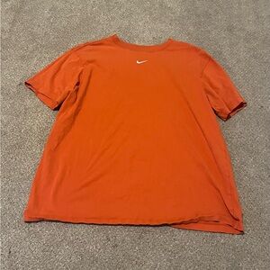 Nike Orange Short Sleeve Tee